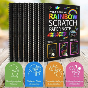 Rainbow ScratchBook para niños