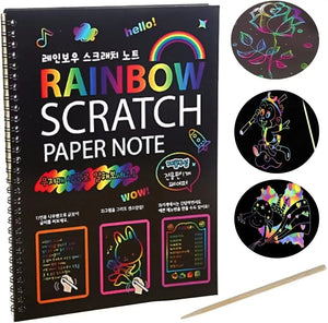 Rainbow ScratchBook para niños